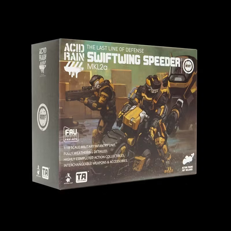 酸雨戰爭AcidRainWorld 3.75吋FAV-A75 迅翼斯比達 MKL2a swiftwing Speeder-細節圖7