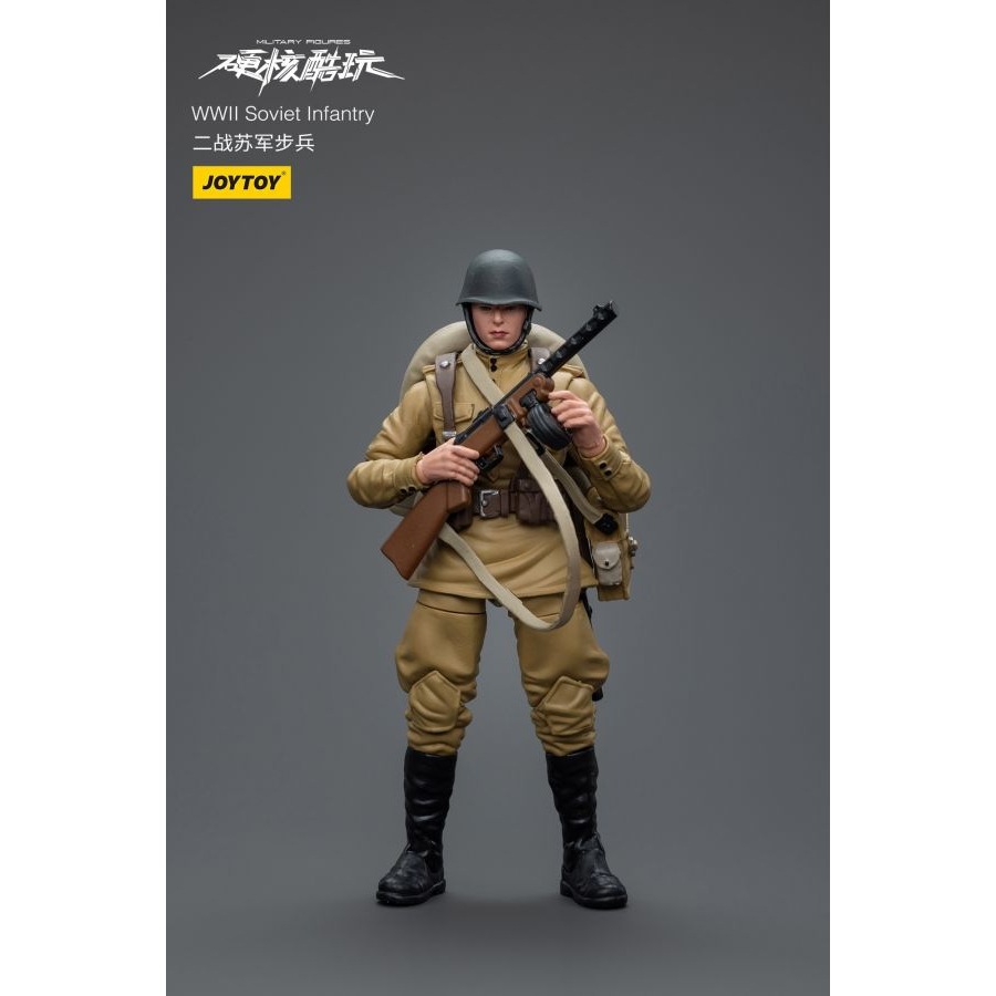 暗源Joy Toy 1/18 二戰 蘇軍步兵 WII Sovient Infantry-細節圖2