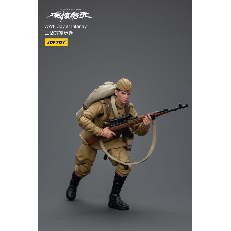 暗源Joy Toy 1/18 二戰 蘇軍步兵 WII Sovient Infantry-細節圖4