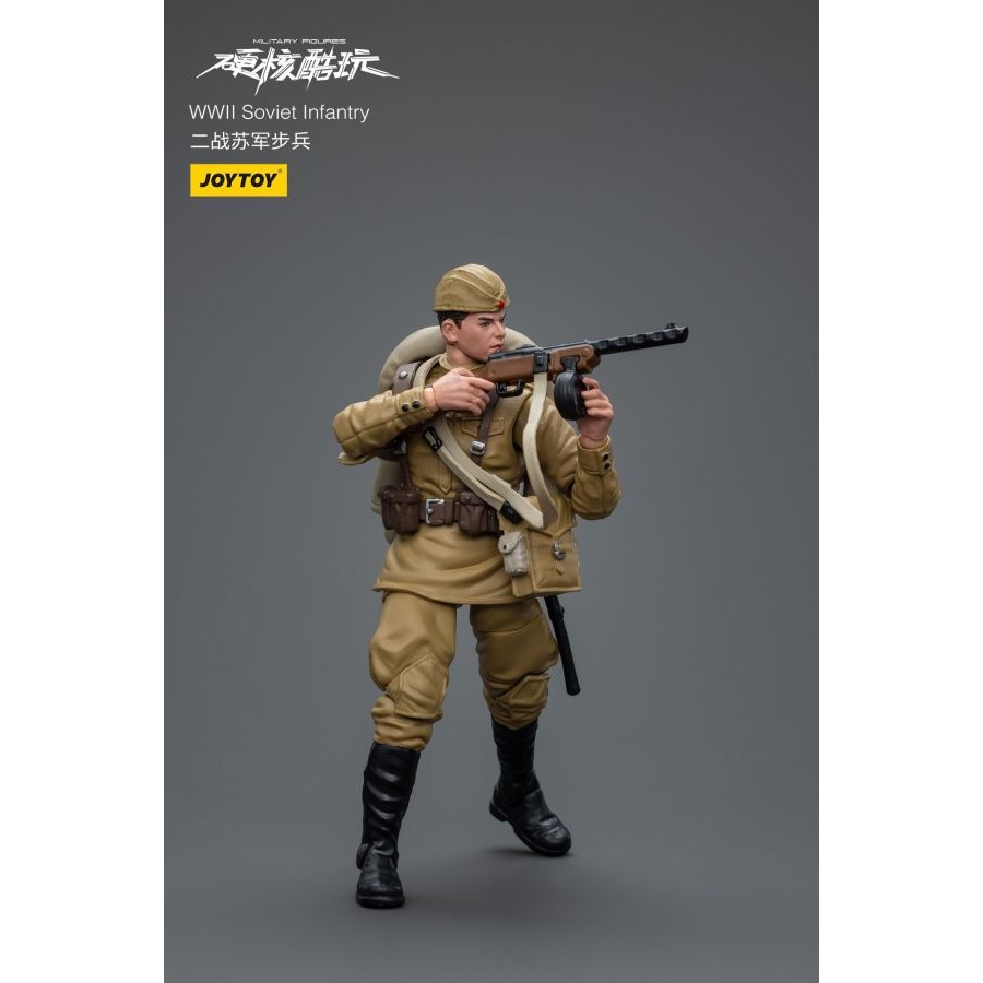 暗源Joy Toy 1/18 二戰 蘇軍步兵 WII Sovient Infantry-細節圖6