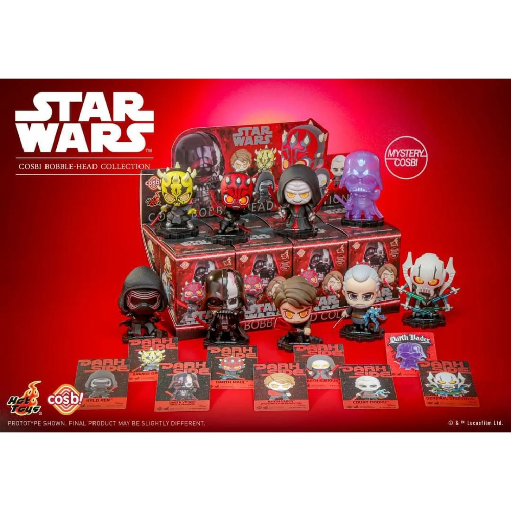 Hot Toys Star Wars: Dark Side Cosbi Collection 黑暗面 反派 盲盒 盒玩-細節圖2