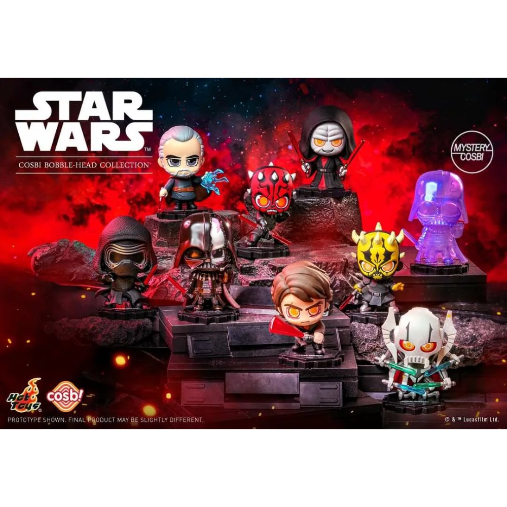 Hot Toys Star Wars: Dark Side Cosbi Collection 黑暗面 反派 盲盒 盒玩-規格圖10