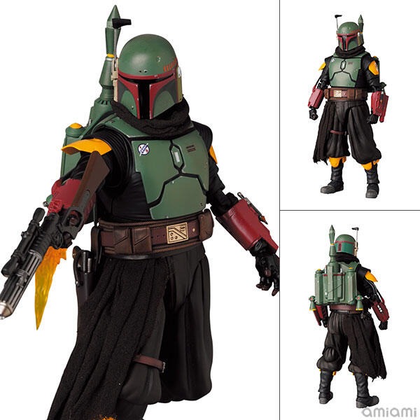 Mafex 星際大戰 6吋 波巴費特 裝甲修復版本 Boba Fett (Recoverd Armor)-細節圖2