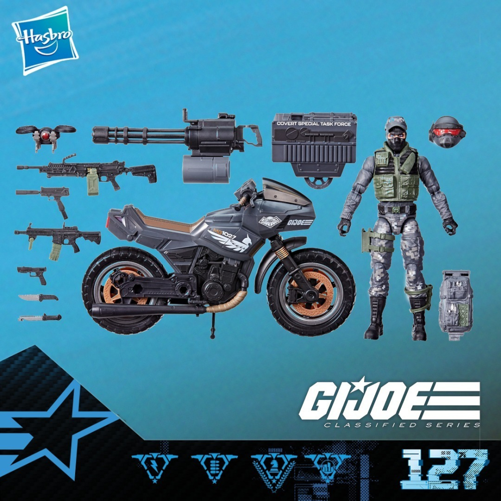 G.I. Joe 6吋 特種部隊系列 Shockwave & Night Pursuit Cycle ,127-細節圖4
