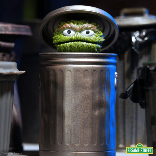 Super 7 ReAction Figure芝麻街 Sesame Street 奧斯卡Oscar The Grouch