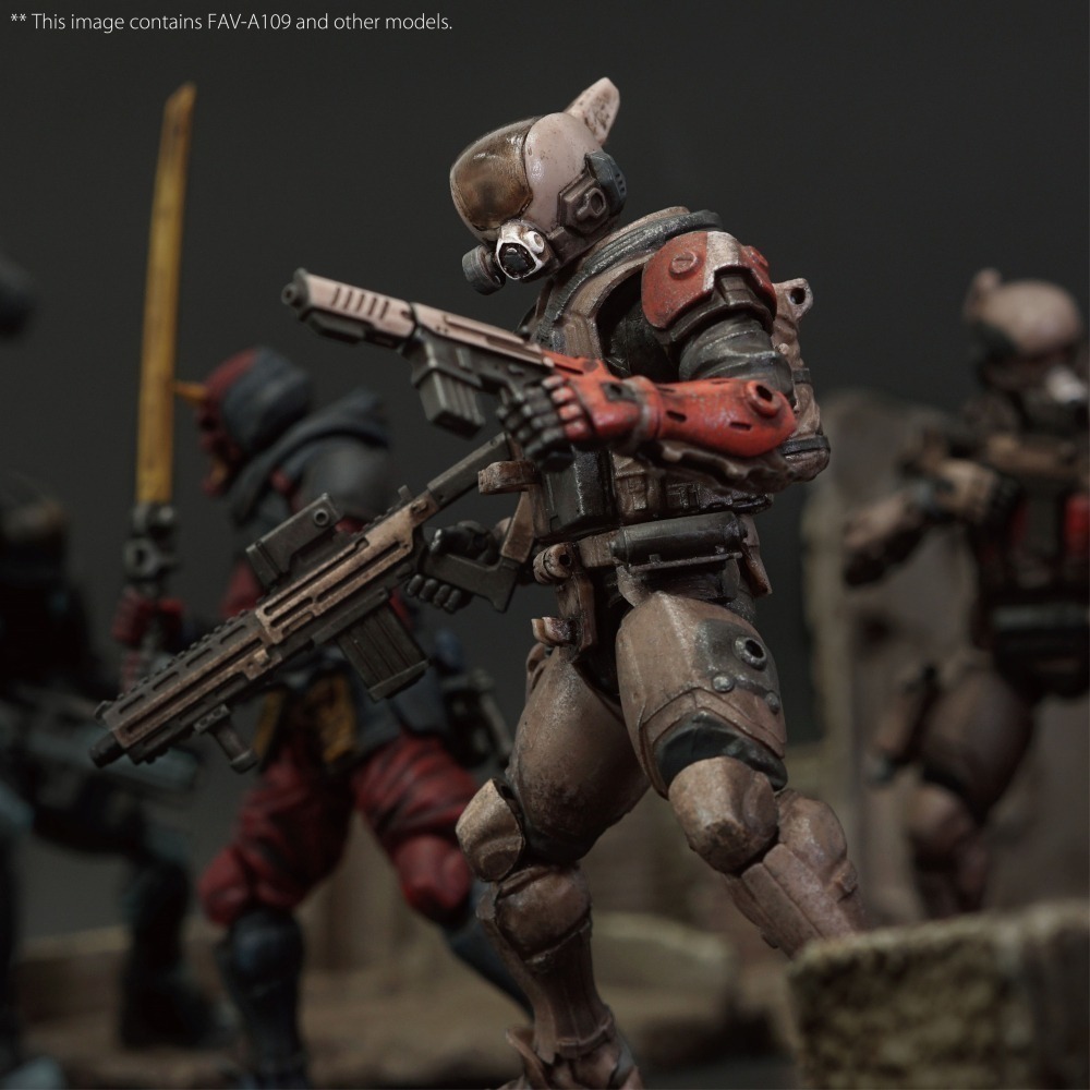 酸雨戰爭 Acid Rain World 3.75吋 FAV-A109赤鴉傘兵 Red Crow Paratrooper-細節圖2