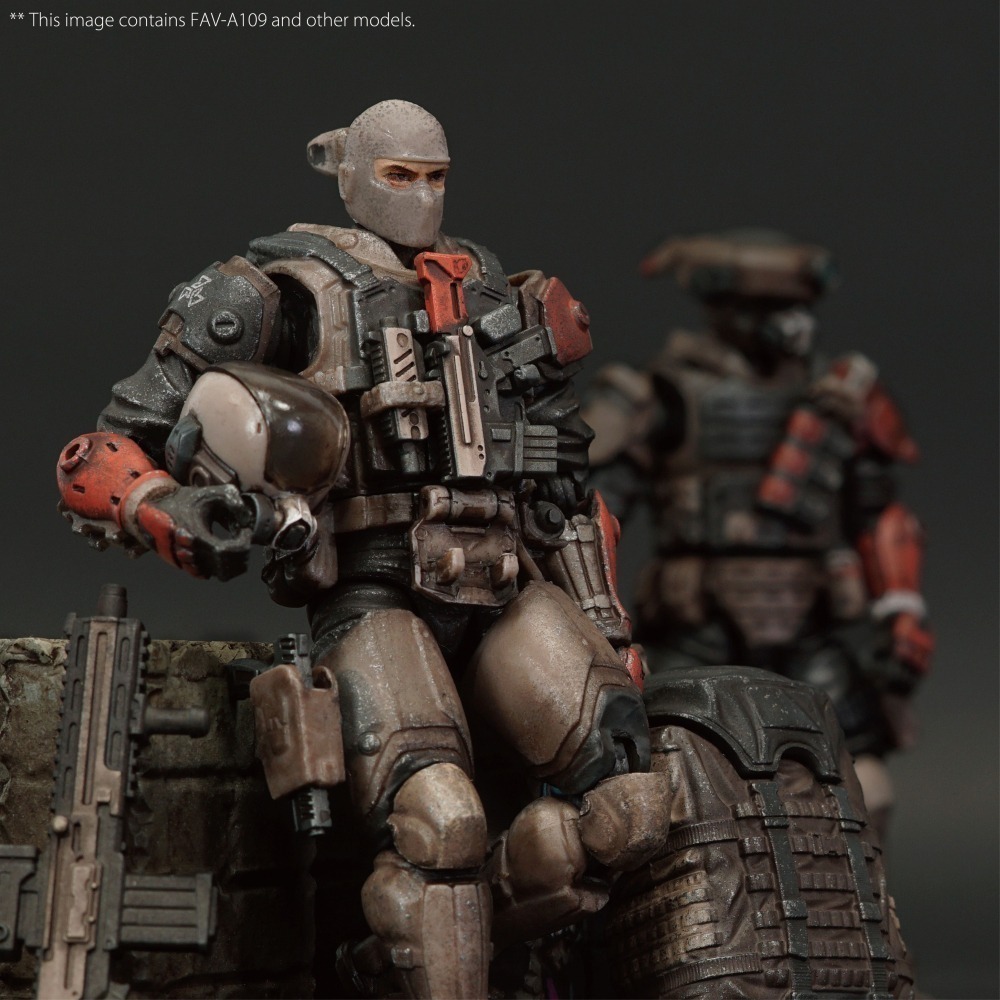 酸雨戰爭 Acid Rain World 3.75吋 FAV-A109赤鴉傘兵 Red Crow Paratrooper-細節圖3