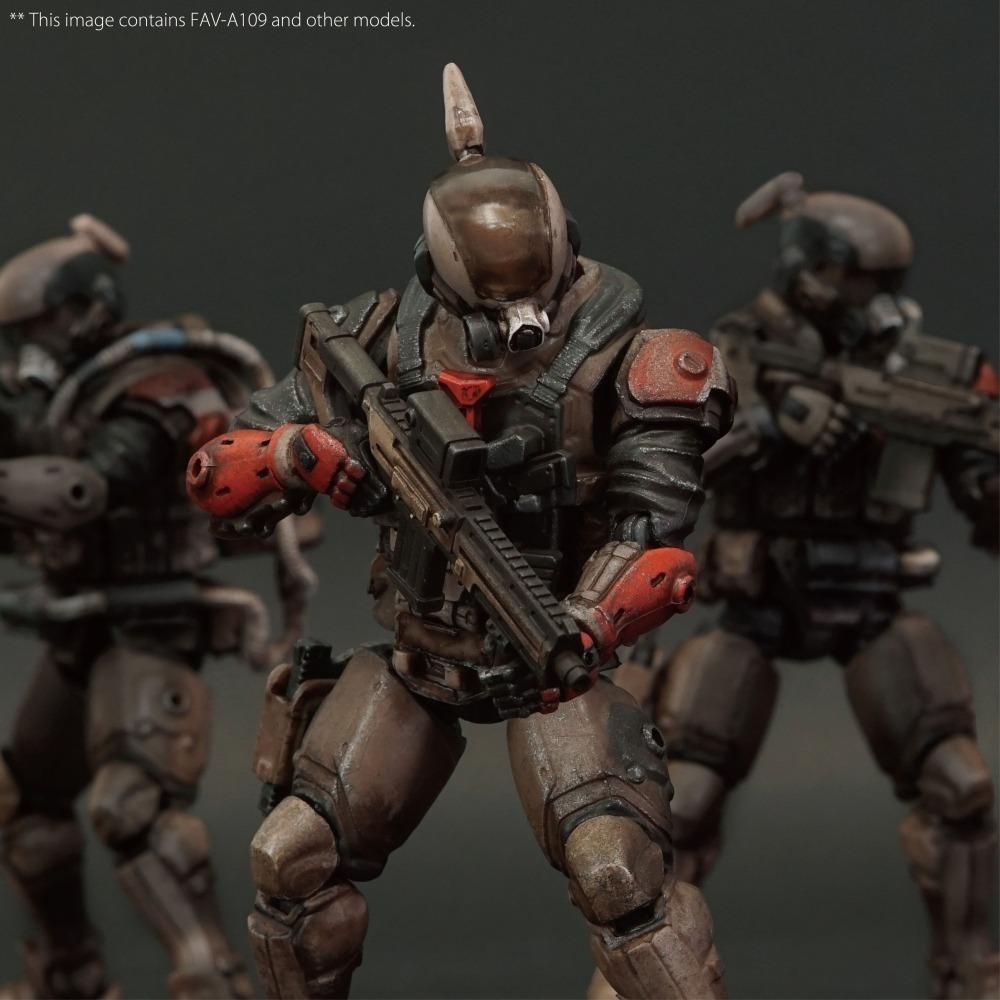酸雨戰爭 Acid Rain World 3.75吋 FAV-A109赤鴉傘兵 Red Crow Paratrooper-細節圖4