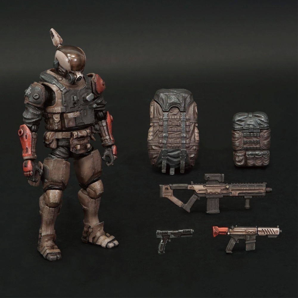 酸雨戰爭 Acid Rain World 3.75吋 FAV-A109赤鴉傘兵 Red Crow Paratrooper-細節圖6