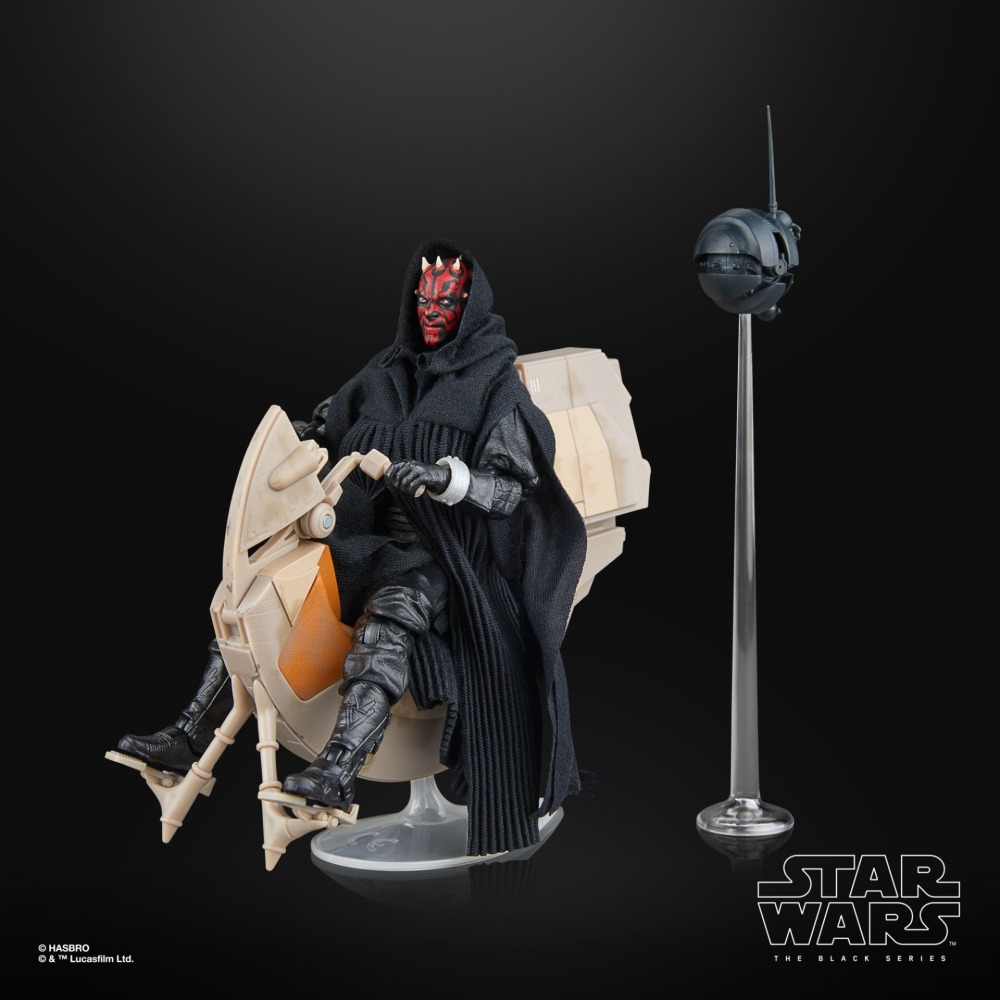 星際大戰 STAR WARS 黑標6吋 威脅潛伏 SDCC會場限定 Darth Maul & Sith Speeder-細節圖4