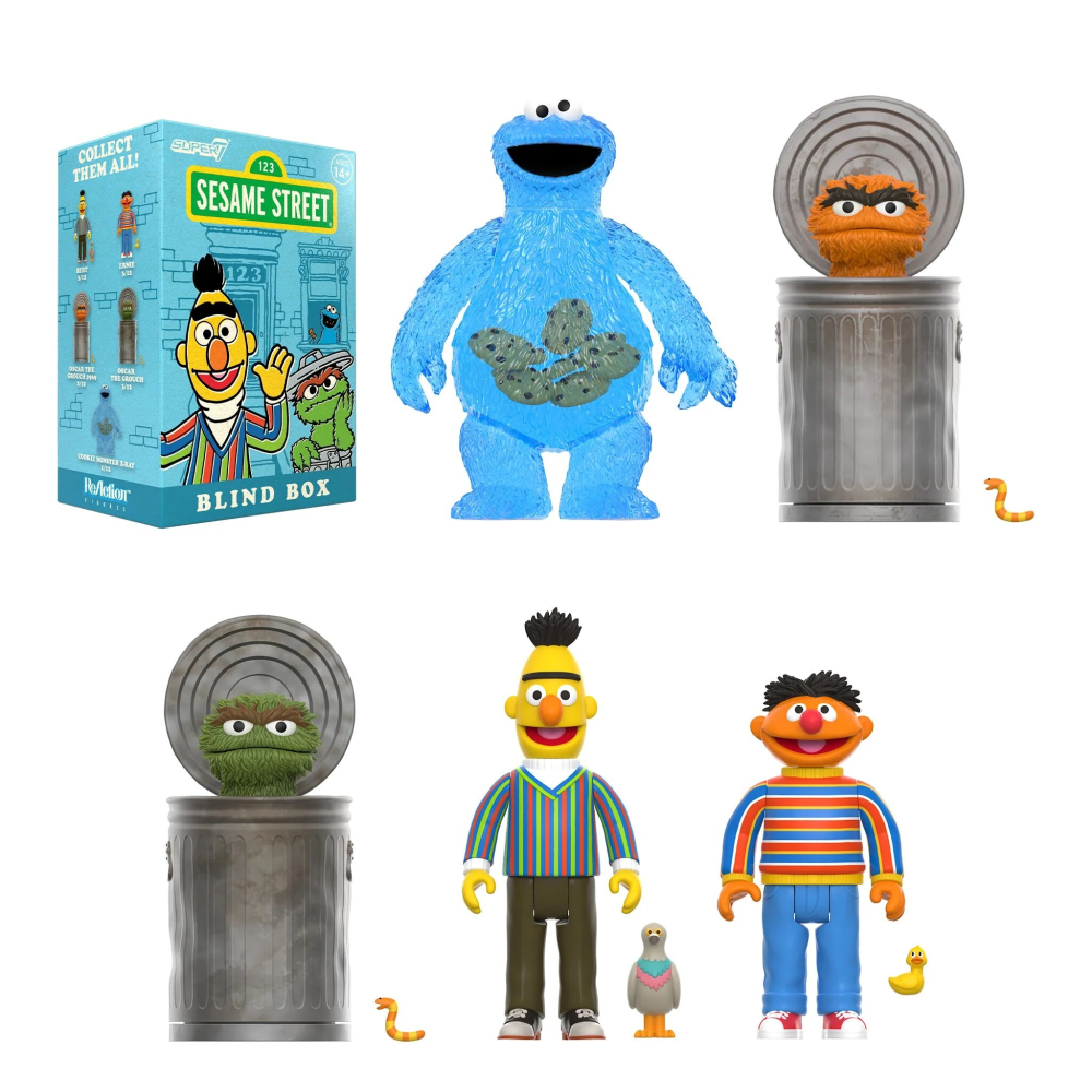 Super7 芝麻街 Sesame Street 盲盒 盒玩 盒抽 Blind Box Figure-細節圖8