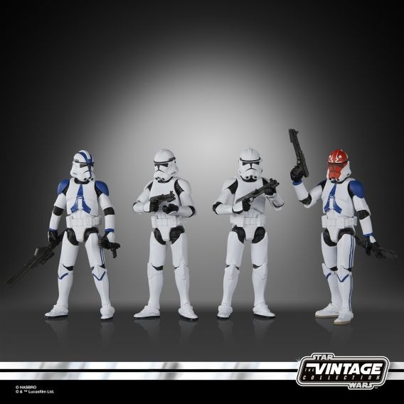 星際大戰 STAR WARS TVC3.75 Phase II Clone Trooper 徵兵四人包-細節圖4