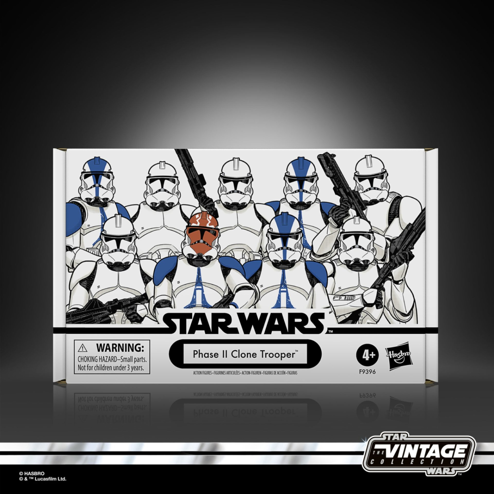 星際大戰 STAR WARS TVC3.75 Phase II Clone Trooper 徵兵四人包-細節圖5