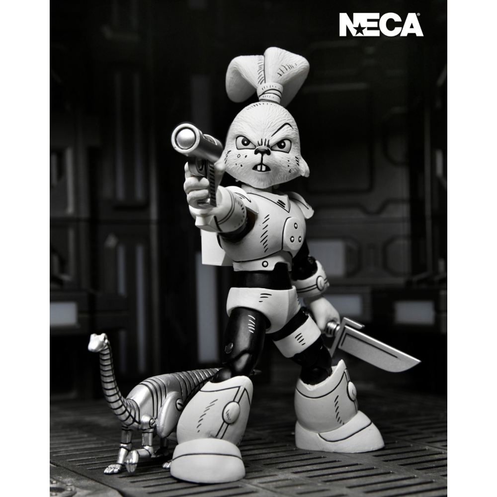 NECA 7吋 兔用心棒 黑白版 Space Usagi Yojimbo BLACK & WHITE-細節圖5
