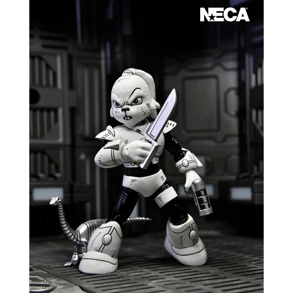 NECA 7吋 兔用心棒 黑白版 Space Usagi Yojimbo BLACK & WHITE-細節圖6