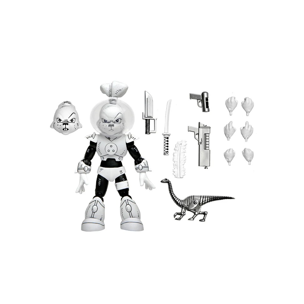 NECA 7吋 兔用心棒 黑白版 Space Usagi Yojimbo BLACK & WHITE-細節圖10