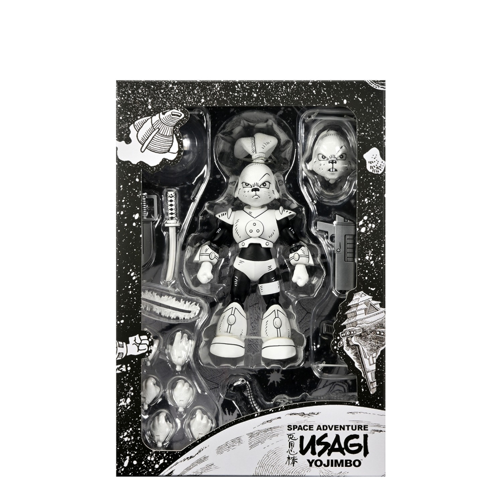 NECA 7吋 兔用心棒 黑白版 Space Usagi Yojimbo BLACK & WHITE-細節圖11