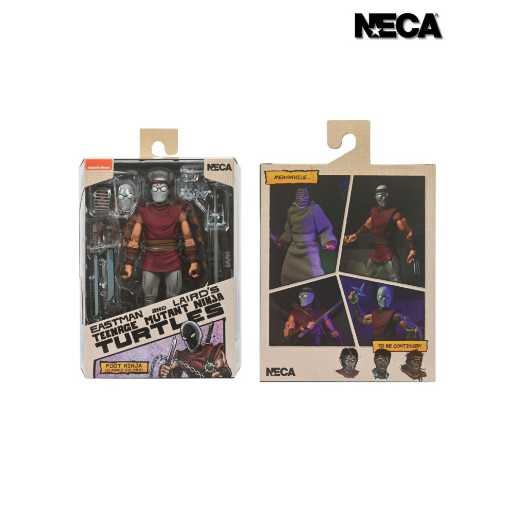 Neca7吋 Mirage幻影漫畫 Foot Ninja (Classic Colors Ver.)-細節圖6
