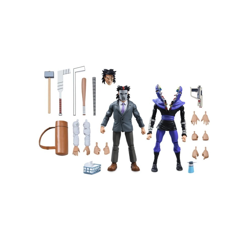 NECA7吋TMNT忍者龜系列 Business Suit Casey Jones & Split Foot2-Pack-細節圖6