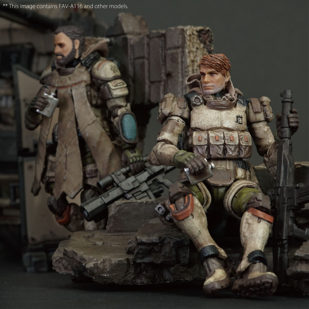 酸雨戰爭 Acid Rain World 3.75吋 FAV-A113 King 京 沙暴版-細節圖5