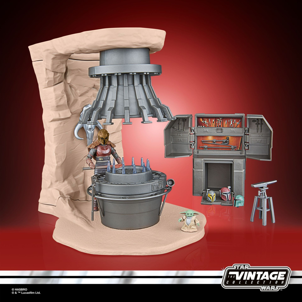 星際大戰 TVC3.75吋 曼達洛人影集系列 The Armorer＇s Forge Playset-細節圖2