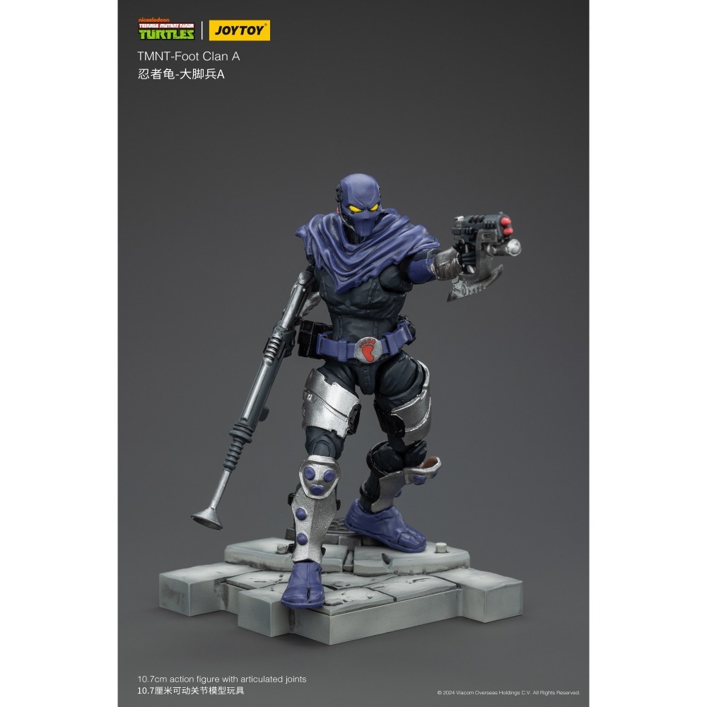 暗源Joy Toy 1/18 TMNT 忍者龜系列反派 腳兵A Foot Clan A-細節圖2