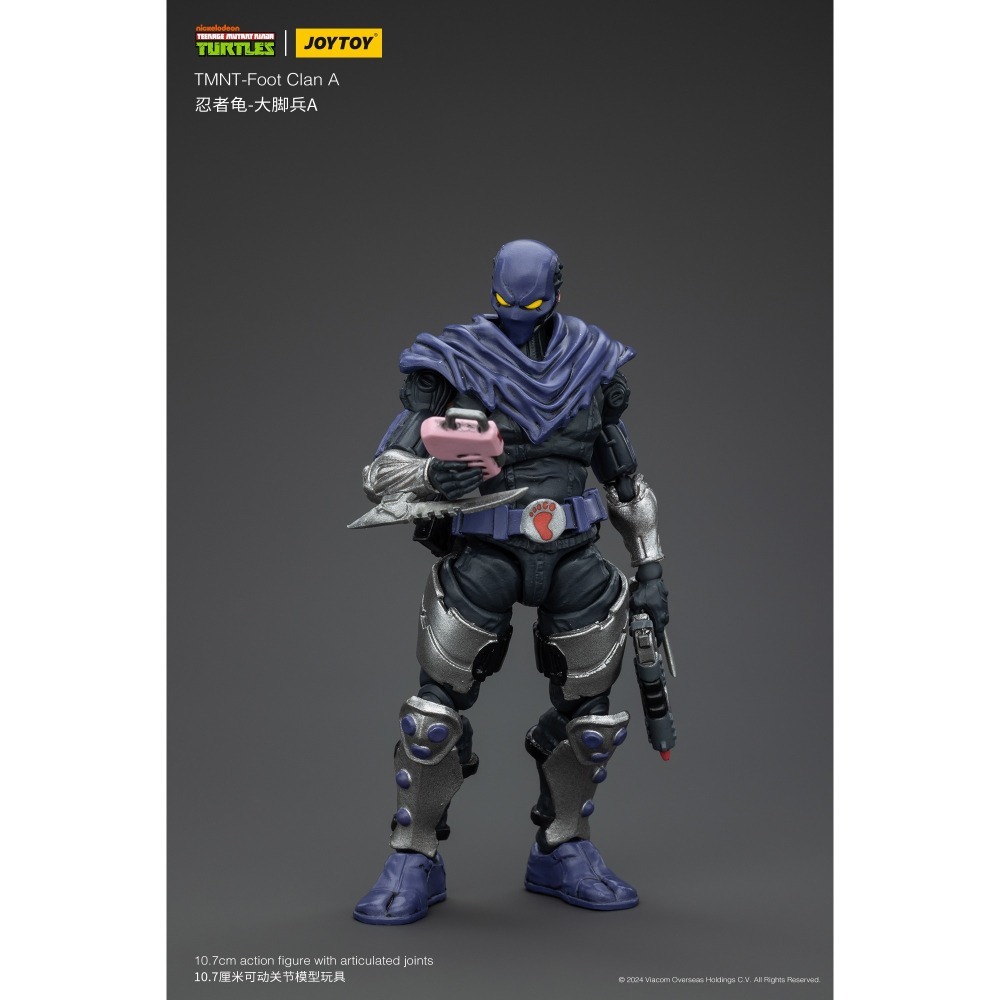 暗源Joy Toy 1/18 TMNT 忍者龜系列反派 腳兵A Foot Clan A-細節圖3