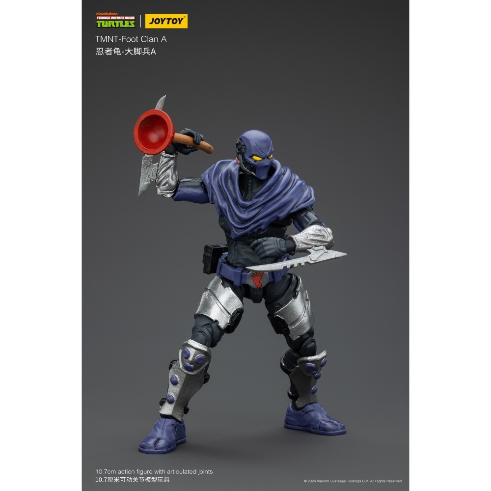 暗源Joy Toy 1/18 TMNT 忍者龜系列反派 腳兵A Foot Clan A-細節圖5
