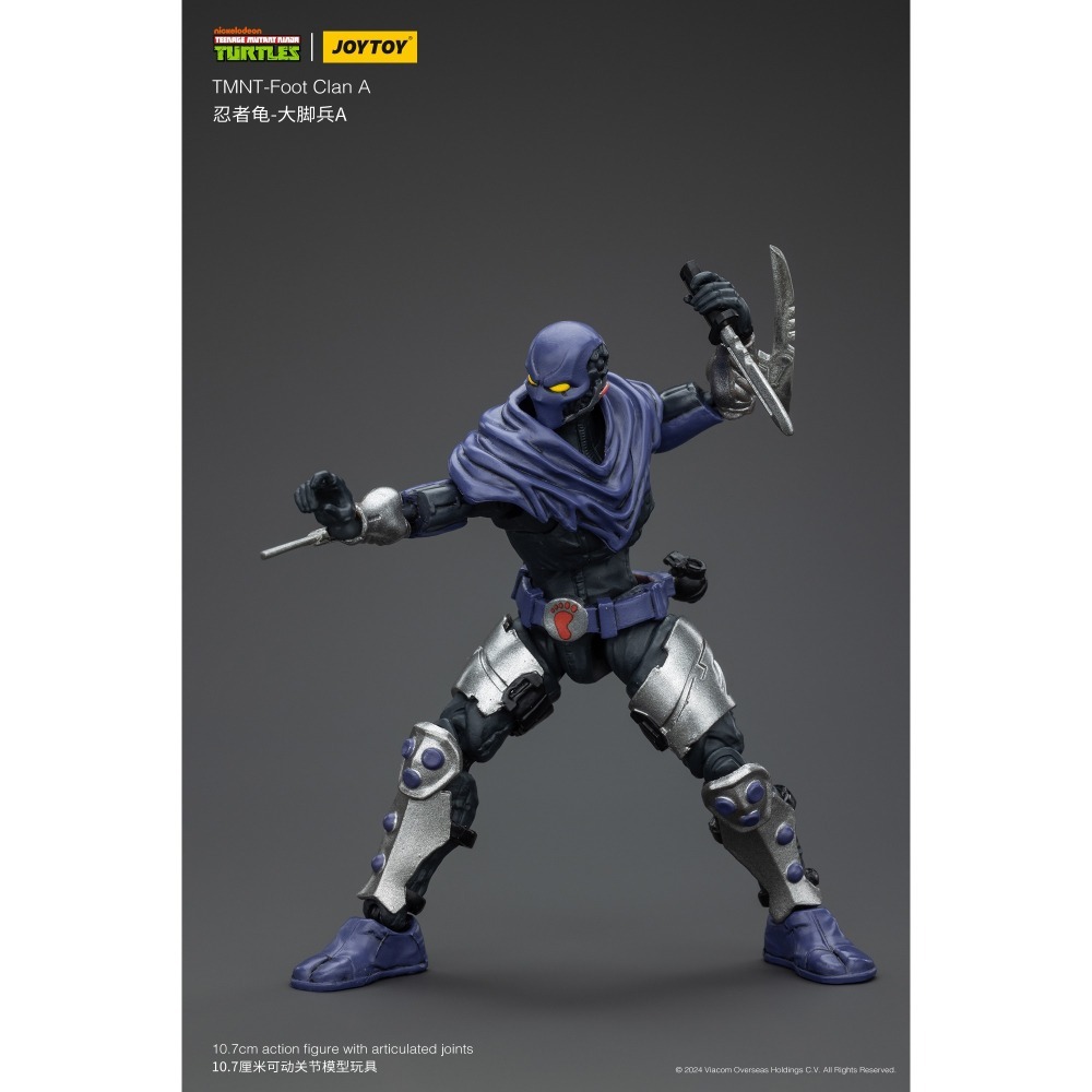 暗源Joy Toy 1/18 TMNT 忍者龜系列反派 腳兵A Foot Clan A-細節圖6