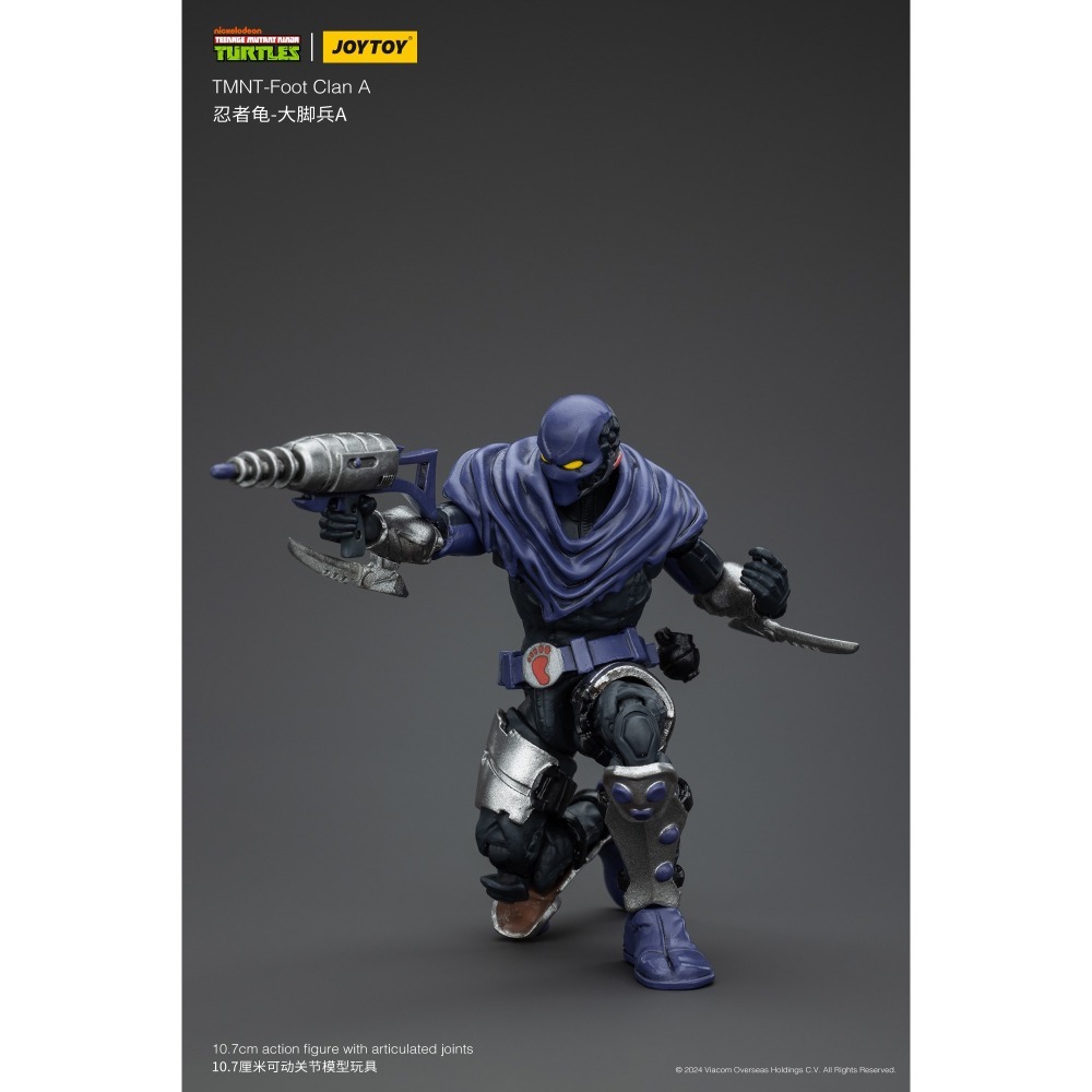 暗源Joy Toy 1/18 TMNT 忍者龜系列反派 腳兵A Foot Clan A-細節圖7