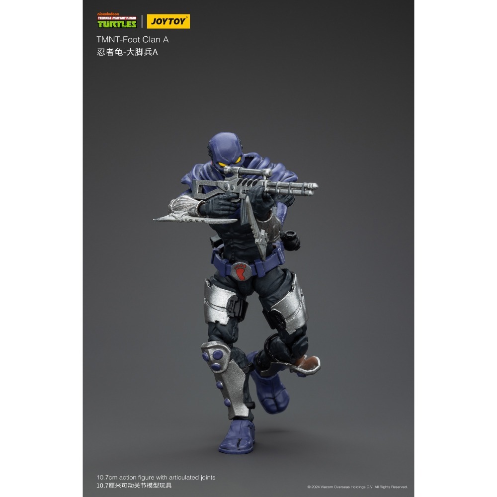 暗源Joy Toy 1/18 TMNT 忍者龜系列反派 腳兵A Foot Clan A-細節圖8