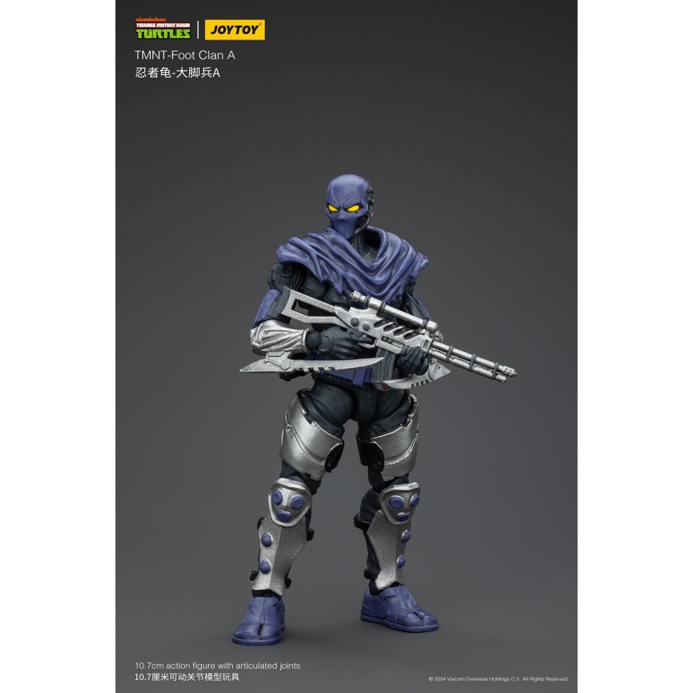 暗源Joy Toy 1/18 TMNT 忍者龜系列反派 腳兵A Foot Clan A-細節圖9