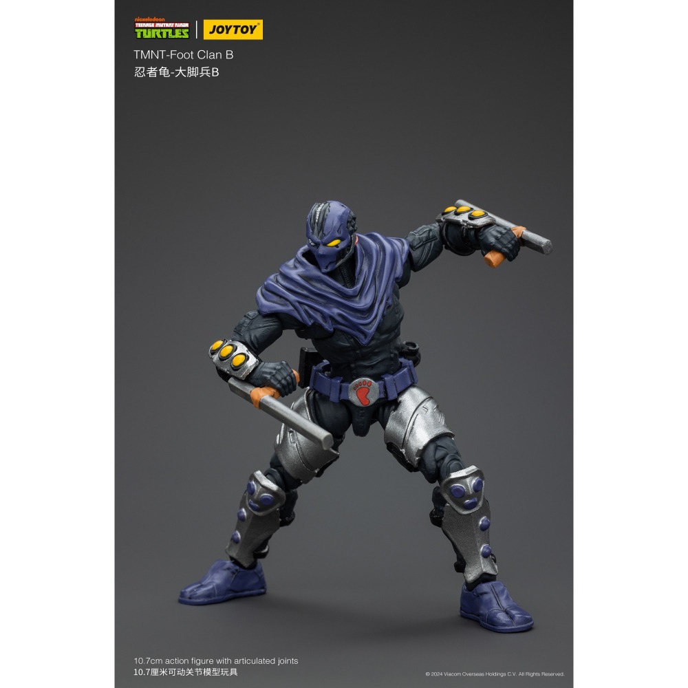 暗源Joy Toy 1/18 TMNT 忍者龜系列反派 腳兵B Foot Clan B-細節圖6