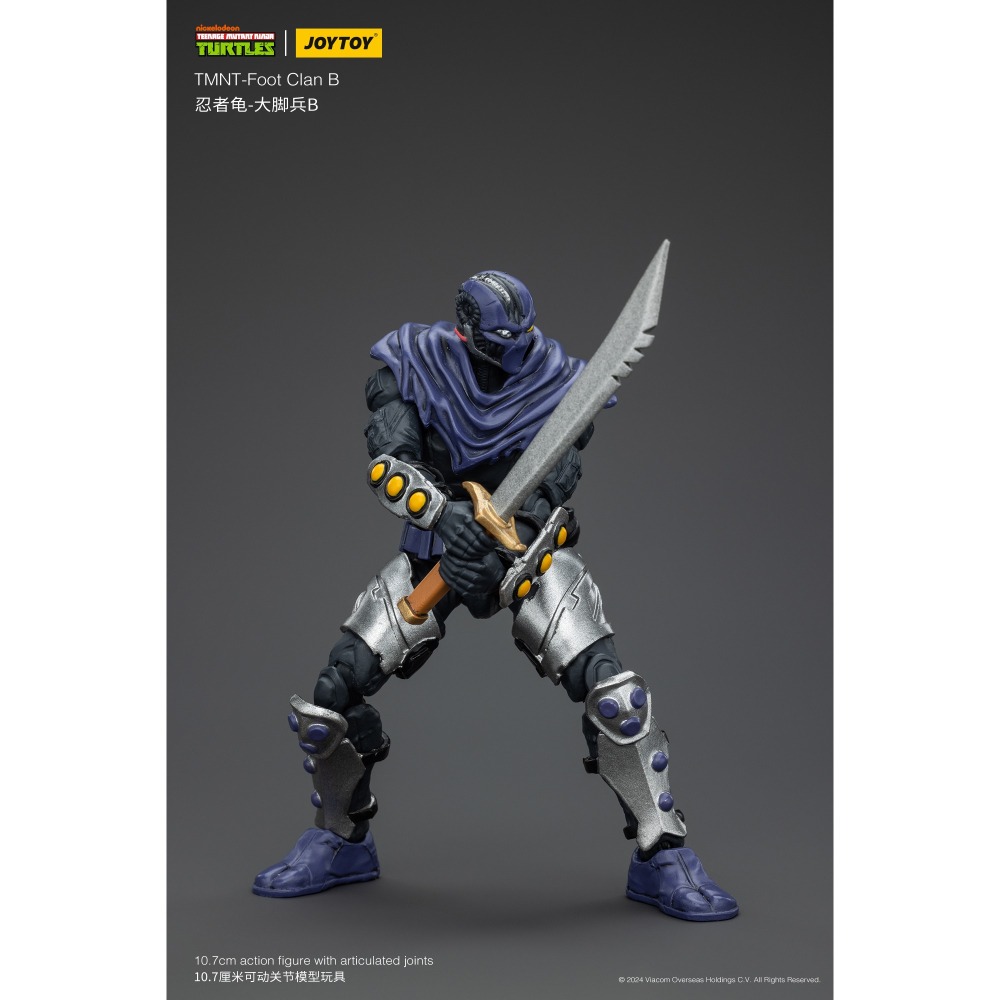 暗源Joy Toy 1/18 TMNT 忍者龜系列反派 腳兵B Foot Clan B-細節圖8