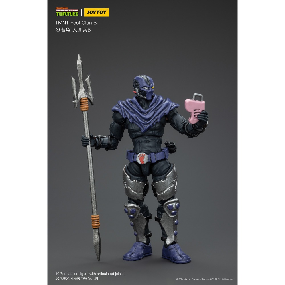 暗源Joy Toy 1/18 TMNT 忍者龜系列反派 腳兵B Foot Clan B-細節圖9