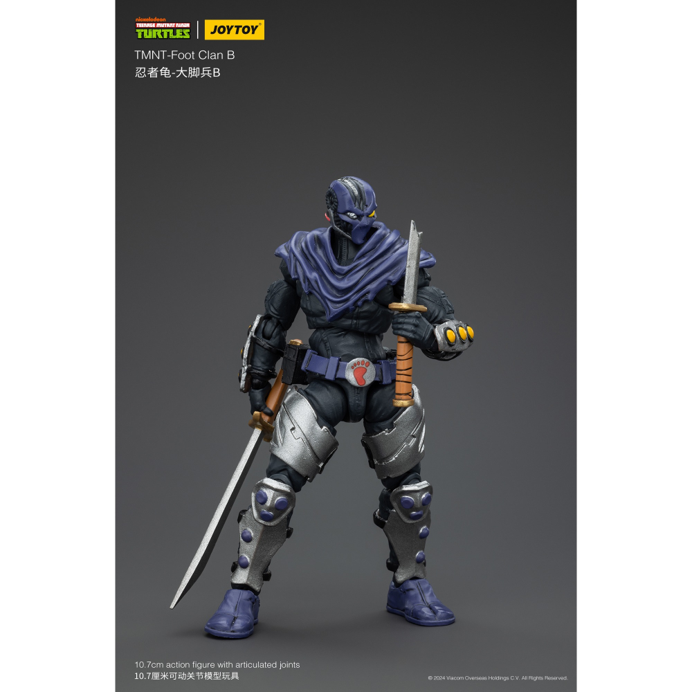 暗源Joy Toy 1/18 TMNT 忍者龜系列反派 腳兵B Foot Clan B-細節圖7
