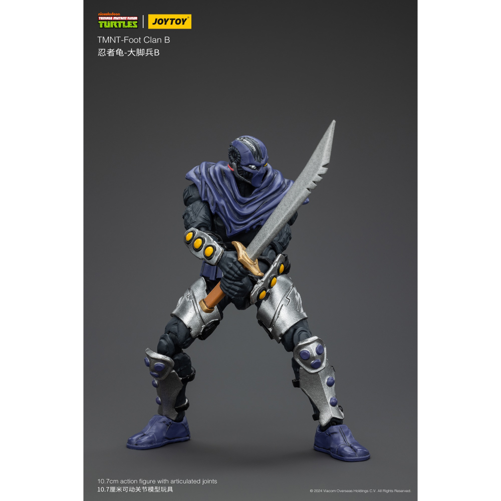 暗源Joy Toy 1/18 TMNT 忍者龜系列反派 腳兵B Foot Clan B-細節圖8