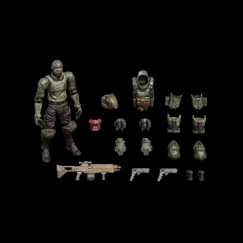 酸雨戰爭Acid Rain World 3.75吋 FAV-A34 Glaucus Infiltrator格勞克斯滲透者-細節圖6