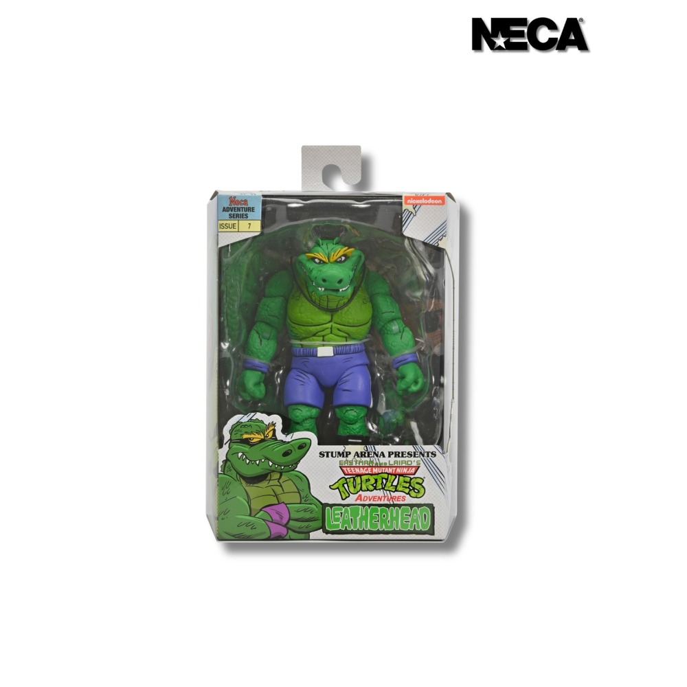 Neca7吋 忍者龜Archie Comics阿奇漫畫 Stump Wrestling Leatherhead 鱷魚人-細節圖2