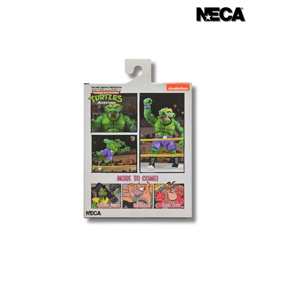 Neca7吋 忍者龜Archie Comics阿奇漫畫 Stump Wrestling Leatherhead 鱷魚人-細節圖3