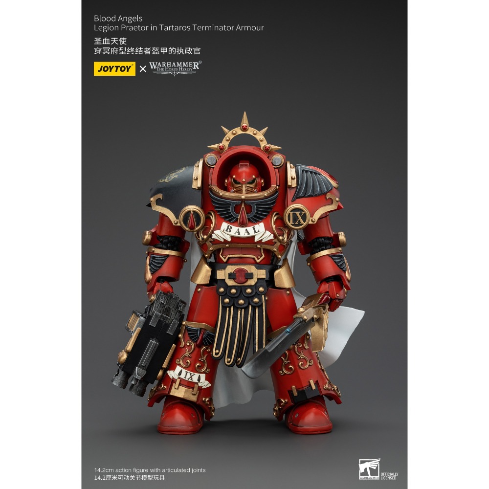 暗源1/18 聖血天使 30K 荷魯斯之亂 穿冥府型終結者盔甲的執政官-細節圖5