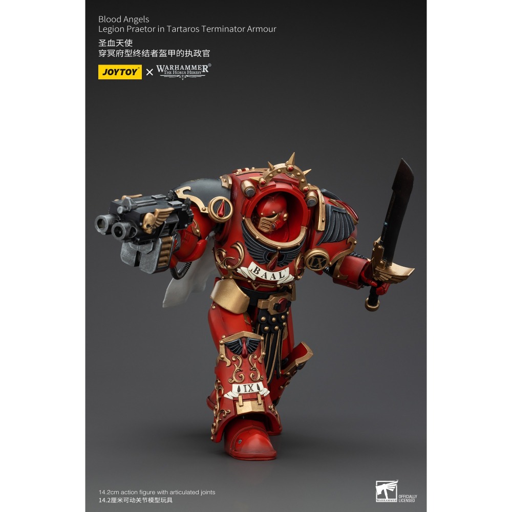 暗源1/18 聖血天使 30K 荷魯斯之亂 穿冥府型終結者盔甲的執政官-細節圖7