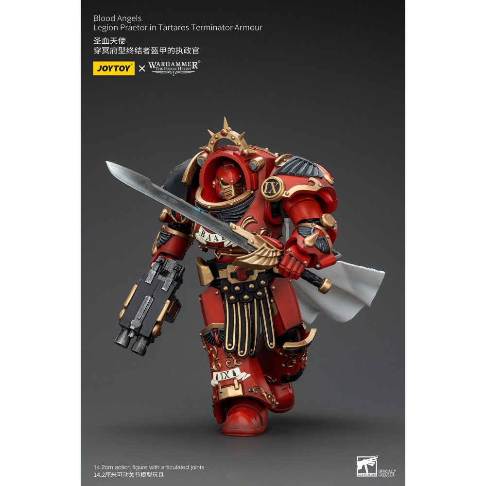 暗源1/18 聖血天使 30K 荷魯斯之亂 穿冥府型終結者盔甲的執政官-細節圖9