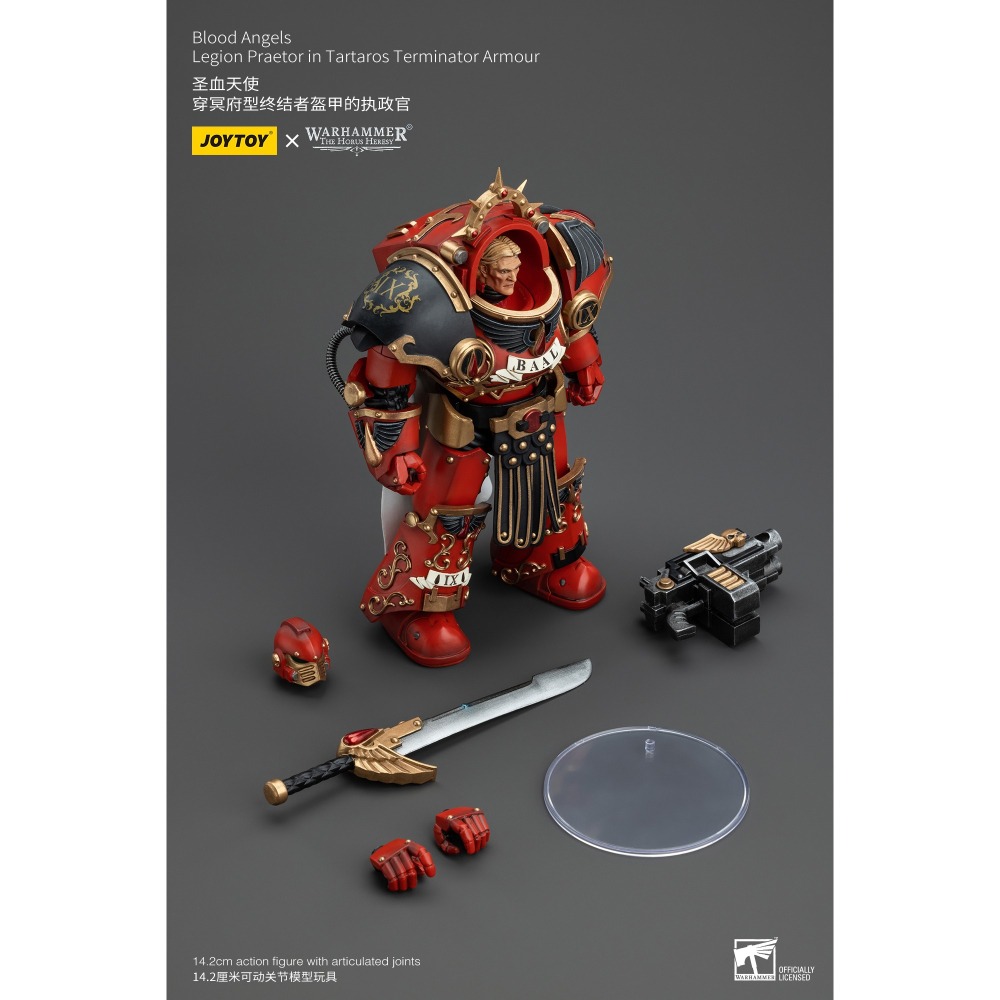 暗源1/18 聖血天使 30K 荷魯斯之亂 穿冥府型終結者盔甲的執政官-細節圖10