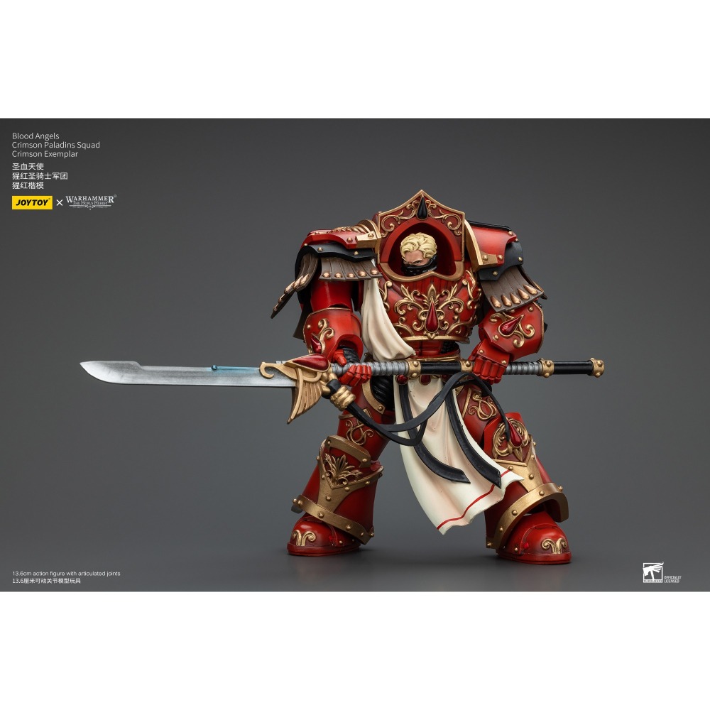 暗源1/18 聖血天使 30K 荷魯斯之亂 猩紅聖騎士軍團 猩紅楷模-細節圖7