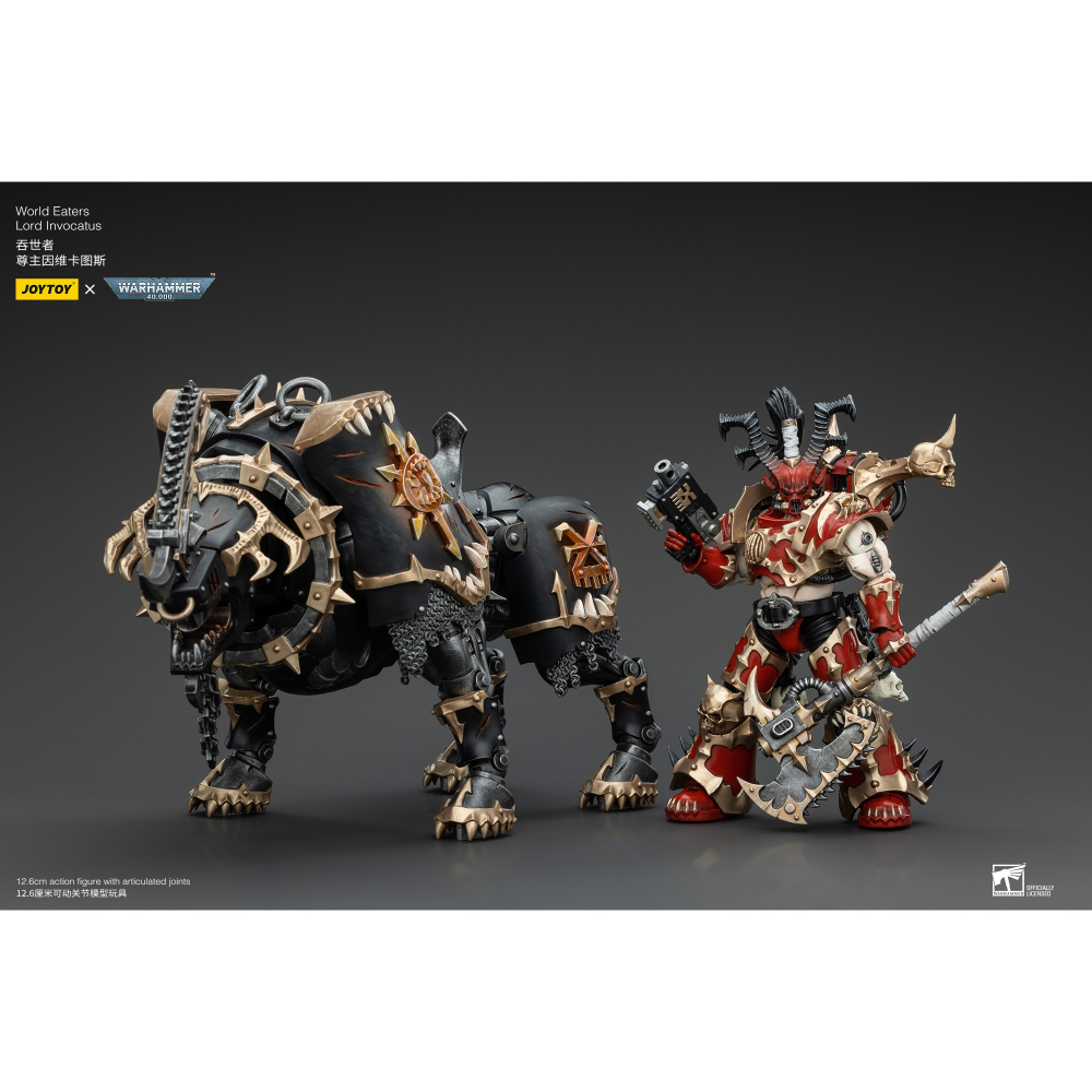 暗源1/18 戰鎚40K 吞世者 尊主因維卡圖斯(鋼牛騎士)-細節圖7