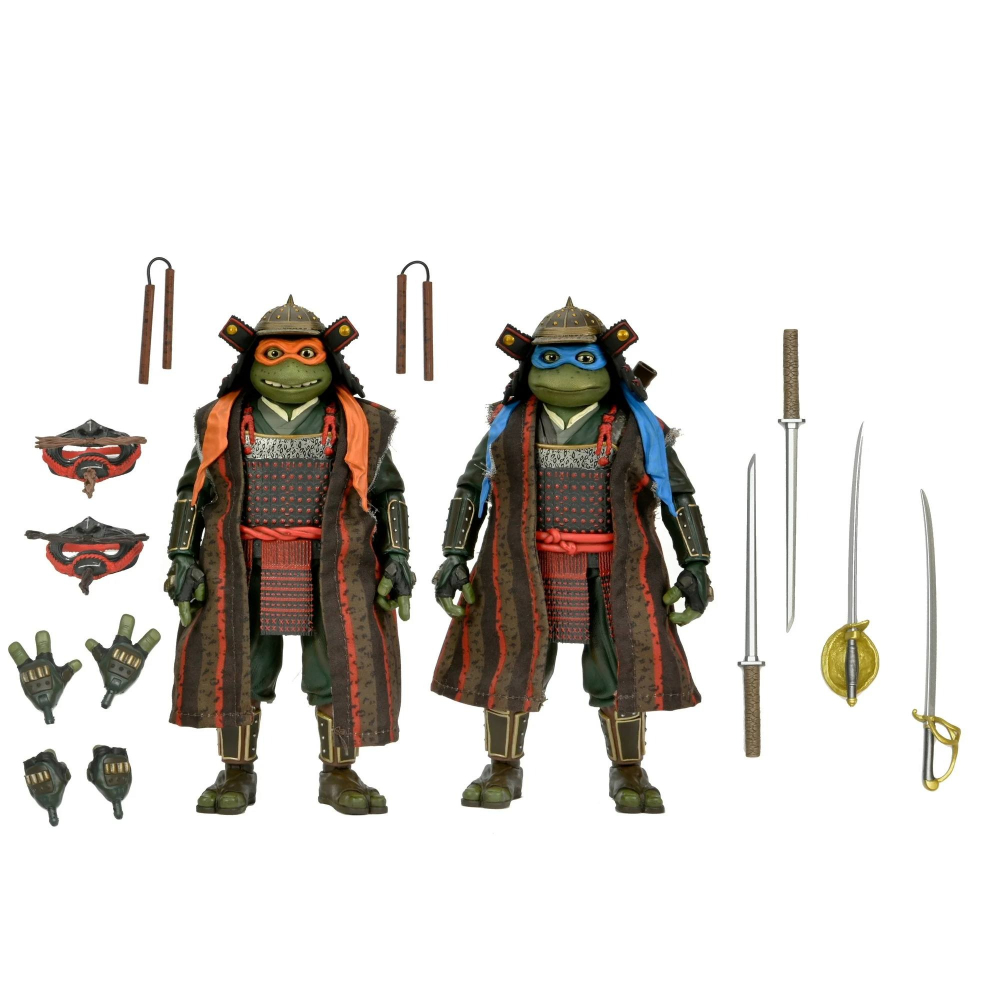 NECA Teenage Mutant Ninja Turtles忍者龜3 (Turtles in Time)兩盒組-細節圖2