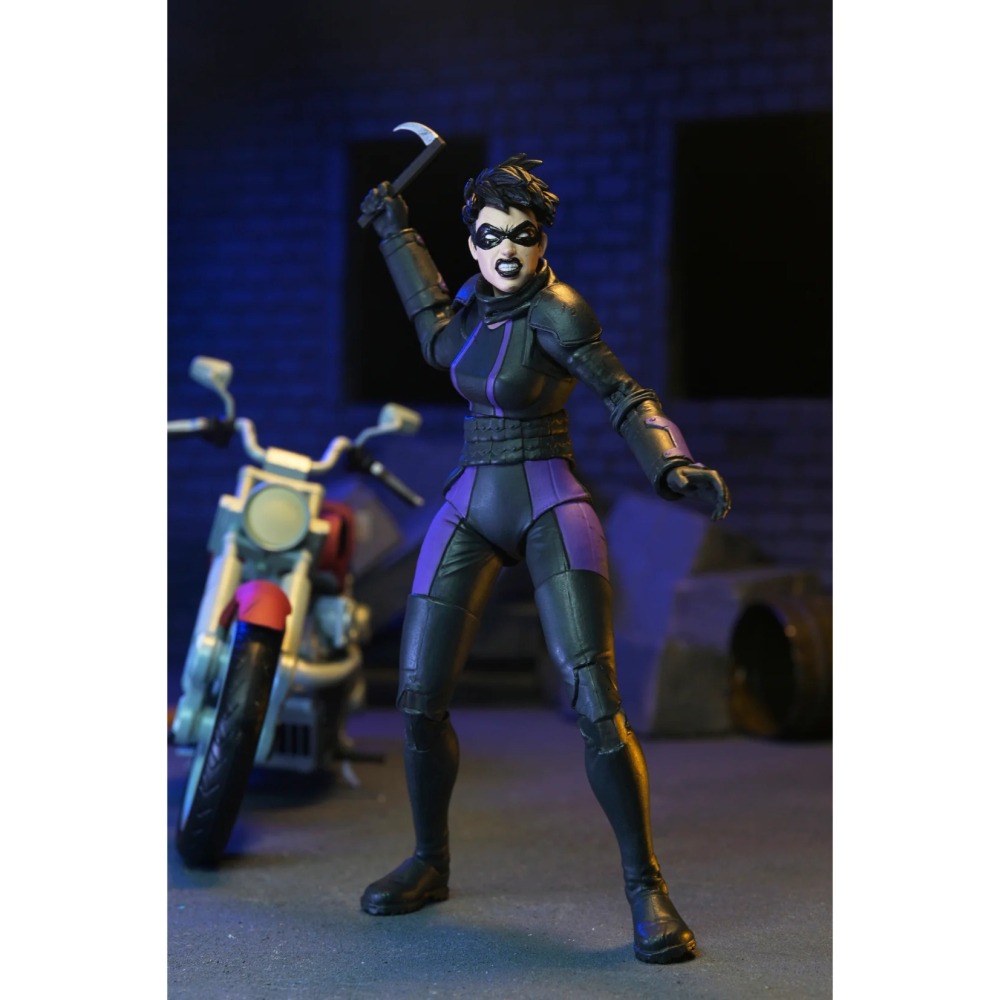 Neca7吋 TMNT忍者龜 最後的浪人 Casey Marie with Motorcycle 凱西瑪麗-細節圖2