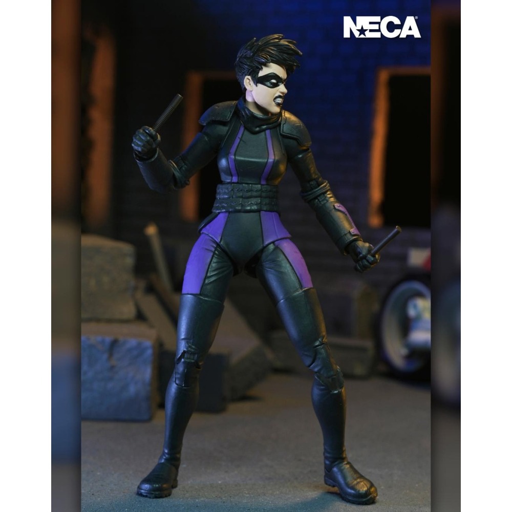 Neca7吋 TMNT忍者龜 最後的浪人 Casey Marie with Motorcycle 凱西瑪麗-細節圖3