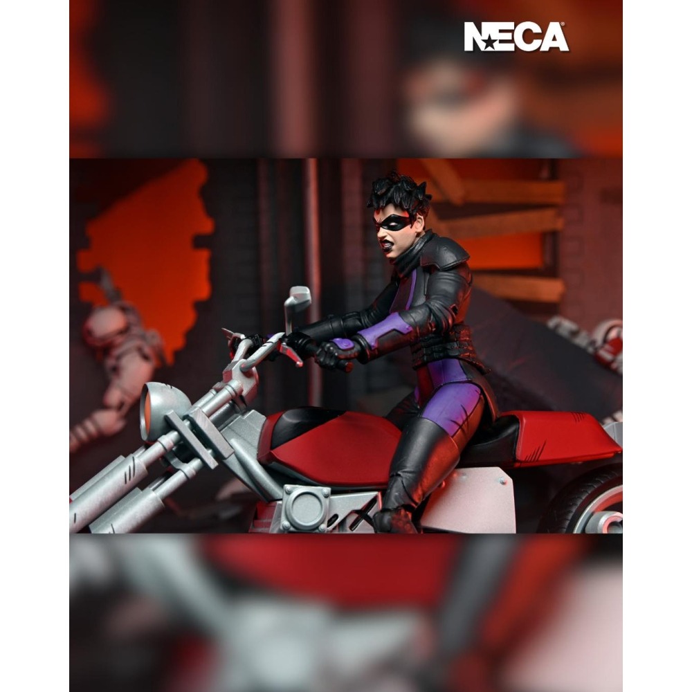 Neca7吋 TMNT忍者龜 最後的浪人 Casey Marie with Motorcycle 凱西瑪麗-細節圖9